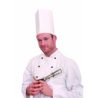 Kuchařská čepice EXCELLENT Style bílá (10ks)